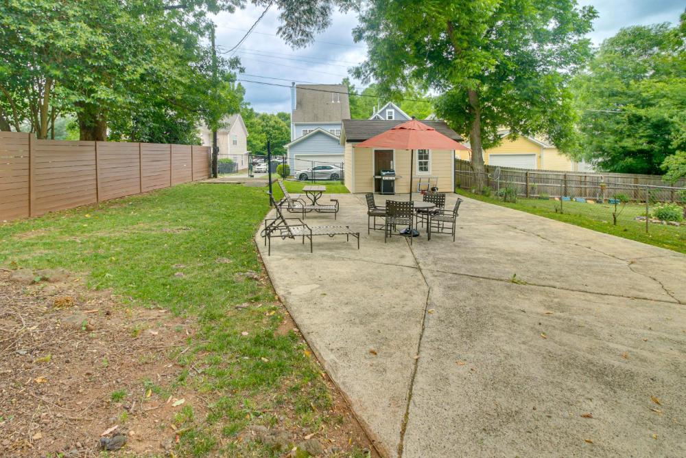 Charlotte Home with Yard - Near Spectrum Center!
